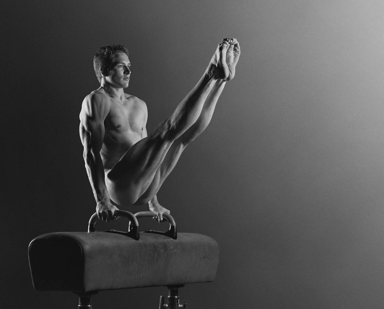 Striking, iconic nude studies of leading international athletes photographe...