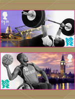 London 2012: Paralympic Stamps (Cropped Version)