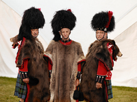 Brass Drummer Steve Fudge, Cpl Greger Hall & Cpl Ken Nie, The Delta Police Pipe Band